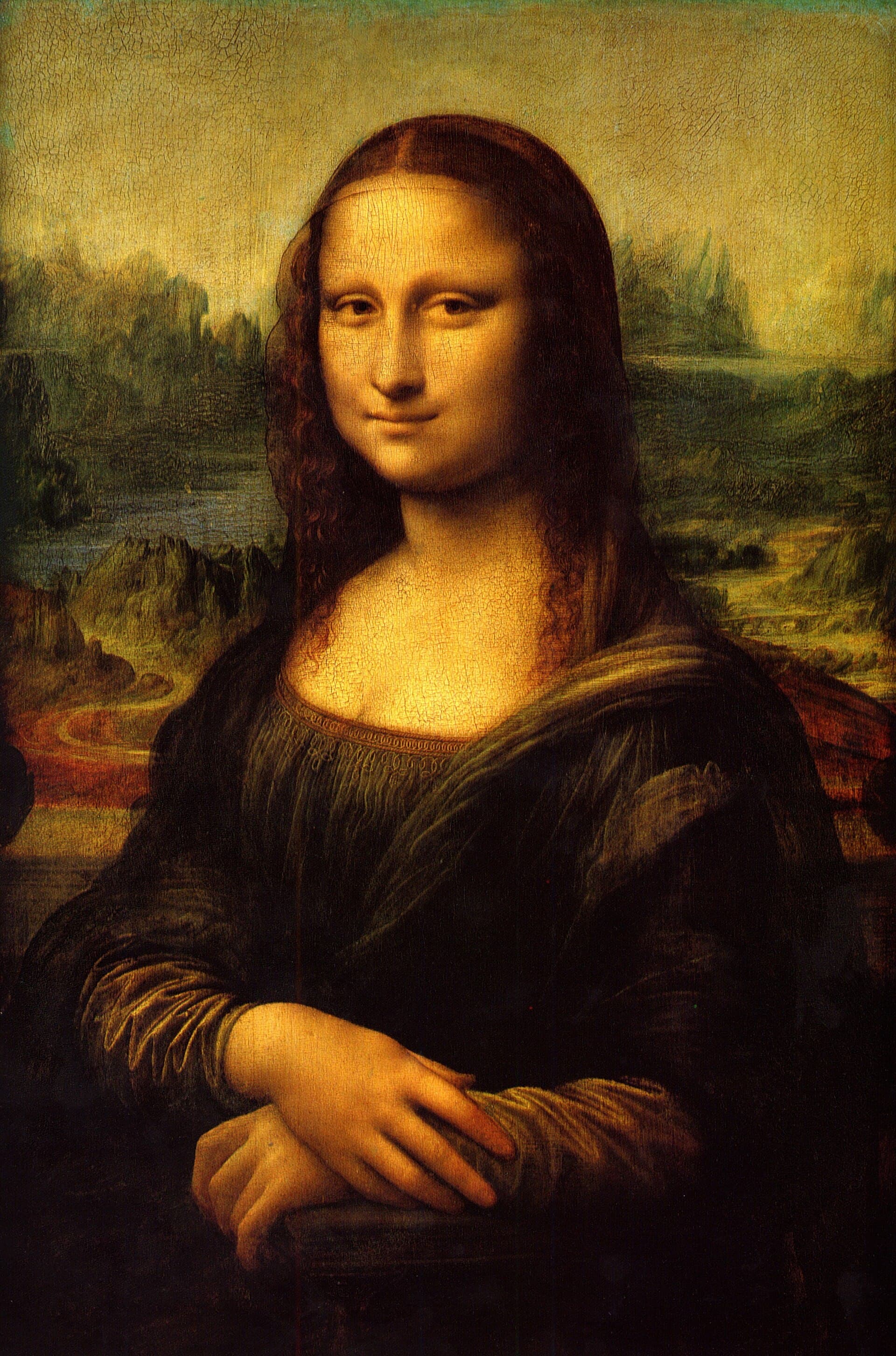 Mona Lisa by Leonardo da Vinci, a public-domain work